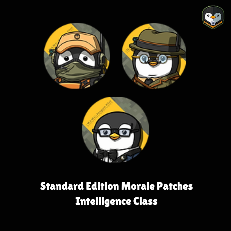 |M.A.M.U| Penguin Standard Edition Morale Patches - Intelligence Class