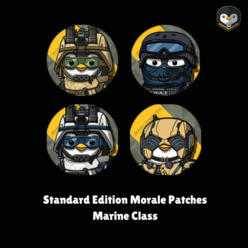|M.A.M.U| Penguin Standard Edition Morale Patches - Marine Class