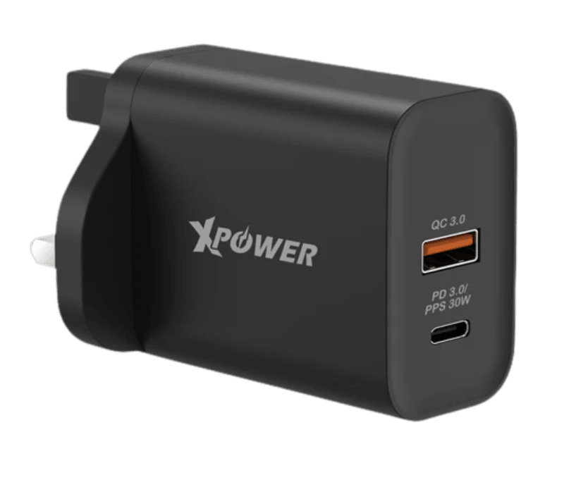 XPower A2009-02 30W PD Charger - Black - Oribags