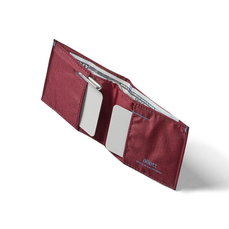 Allett Sport Wallet RFID Protection Nylon Edition - Mulberry - Oribags.com