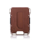 Dango Products M2 Maverick Wallet Hand Polished Nickel Plated Single Pocket Leather - Oribags.com