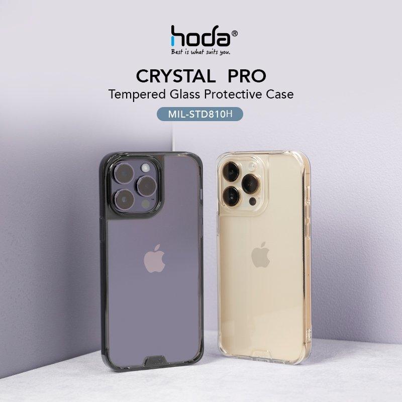 Hoda Rough Case Military Standard for iPhone 14 Series - Clear Black - Oribags.com