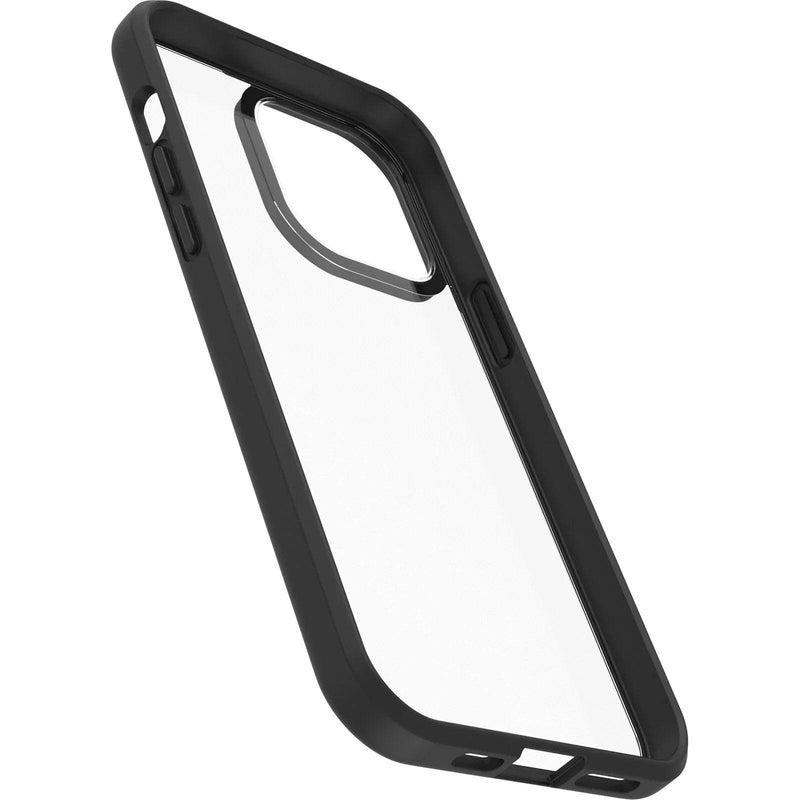 OtterBox React Series Antimicrobial Case compatible for iPhone 14 series - Black Crystal - Oribags.com