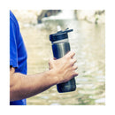 Quokka Stainless Steel Bottle Spring Series 600ml - Ebony - Oribags.com