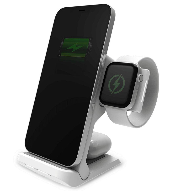 STM CHARGETREE GO Portable Wireless Charging Station - White - Oribags