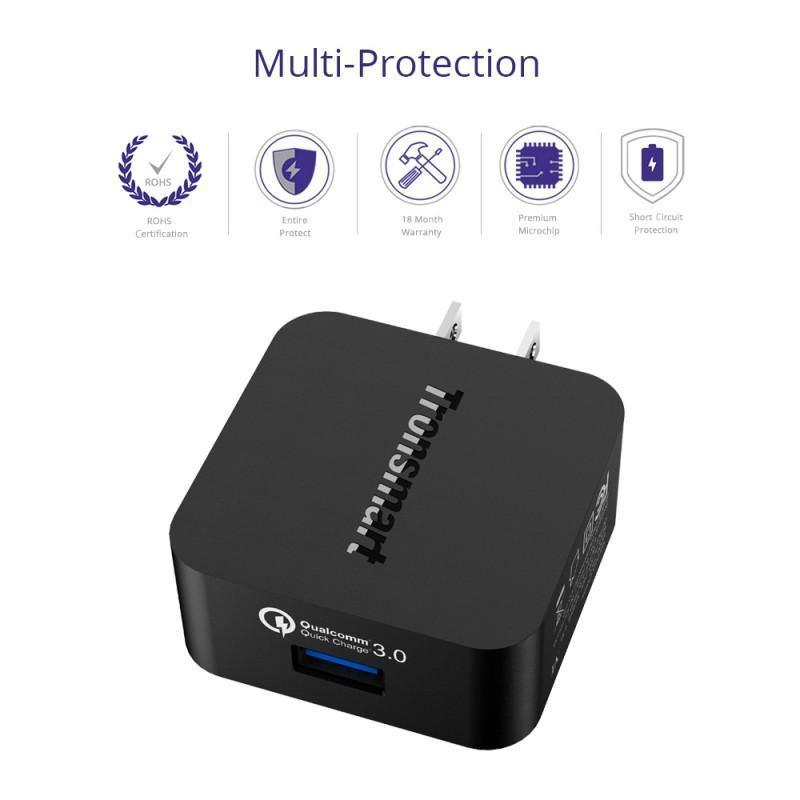 Tronsmart WC1T Quick Charge 3.0 USB Wall Charger - Oribags.com