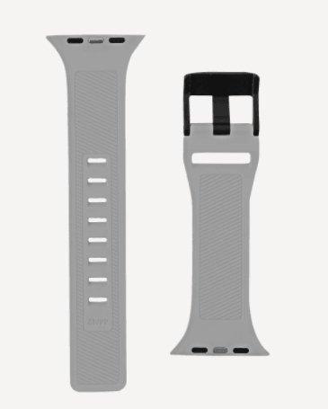 UAG Scout Silicone Strap for Apple Watch 44/42 - Silver - Oribags.com