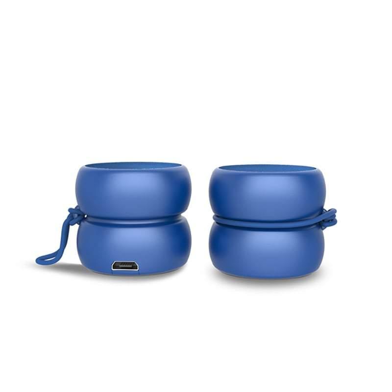Xoopar Yoyo Wireless Finger Speaker - Stereo Pack - Blue - Oribags.com