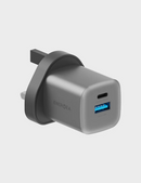 Energea AmpCharge GaN35 UK | 35W Wall Charger - Gunmetal