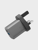 Energea AmpCharge GaN35 UK | 35W Wall Charger - Gunmetal