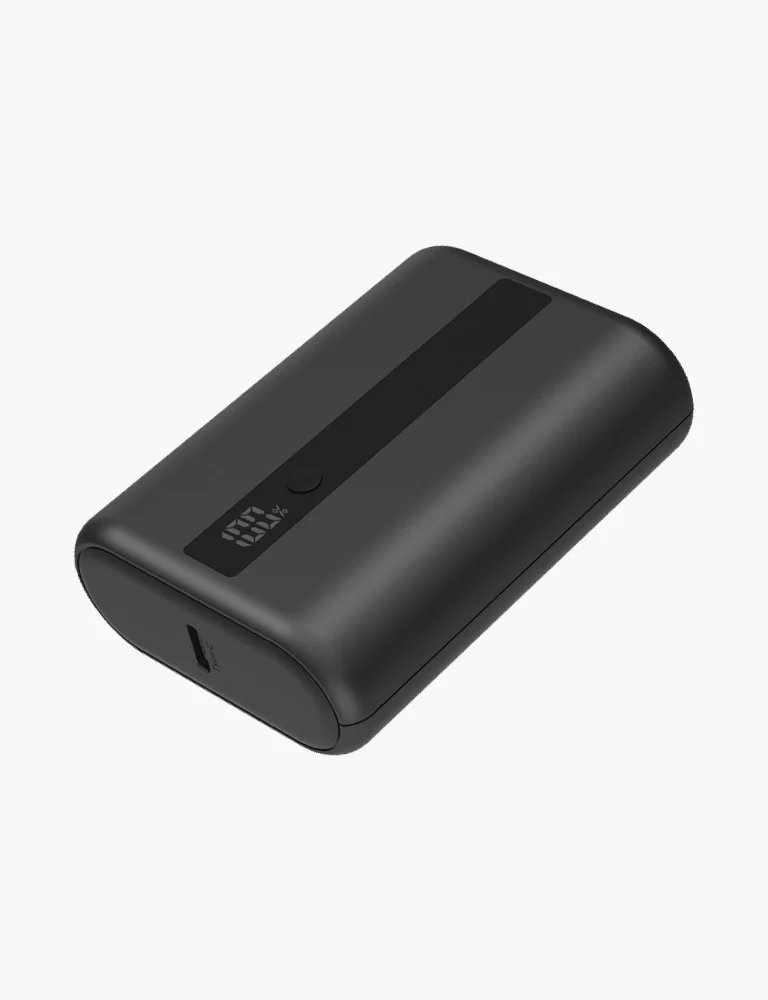 Energea Compac Mini 3 | 10000mAh Powerbank w/ Display - Gunmetal Black