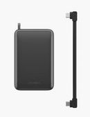 Energea Compac Ultra 67 | 20000mAh Powerbank w/ Built-In USB-C Cable - Gunmental
