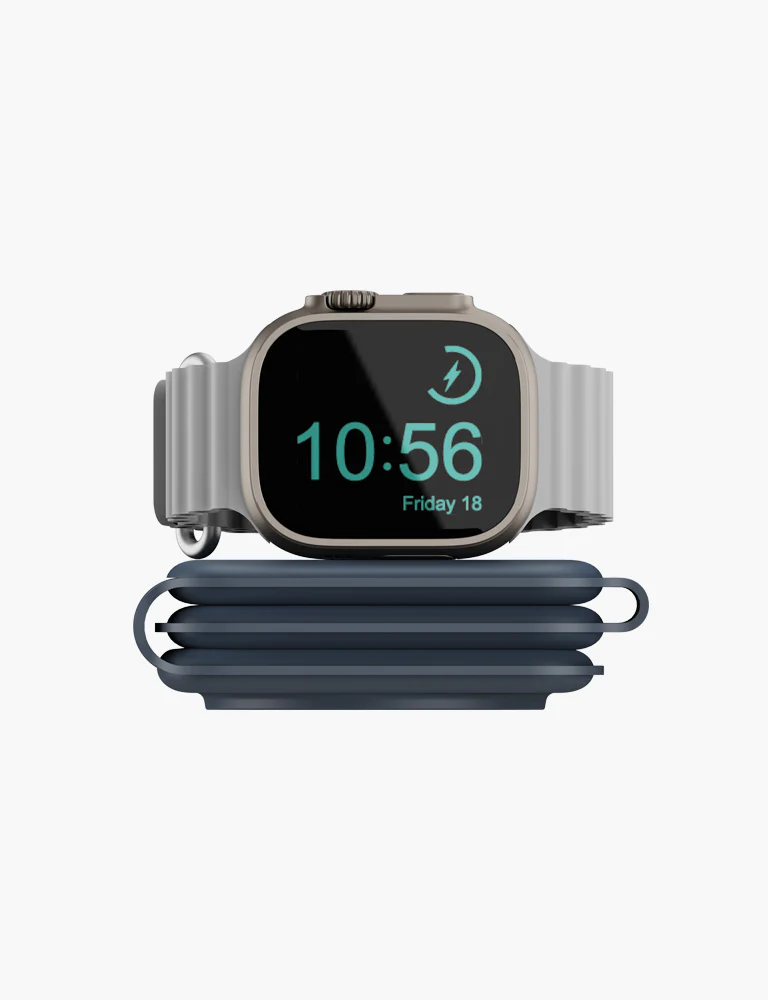 Energea Bazic GoMag Trio Plus | 3 in 1 Elevated Foldable Magnetic Wireless Charger 15W - Grey