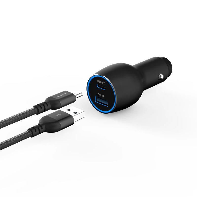 ADAM elements OMNIA C1 Pro 83W Powerful Car Charger - Black