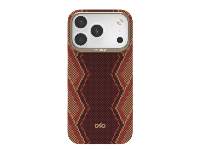 Raptic Aramid Fiber Skin-Bionic Case with Magsafe for iPhone 17 Pro Series - Snake