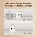 ADAM elements T70L | 70W Universal Travel Adapter w/ Built-In USB-C Cable