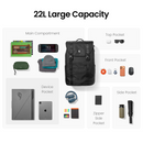 tomtoc VintPack-TA1 Liteway Laptop Backpack 22L