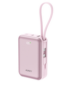 Aukey PB-Y92L 20K mAh 35W Swivel Mini L Power Bank with USB C and Lightning Cable - CCC Certification