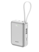 Aukey PB-Y92L 20K mAh 35W Swivel Mini L Power Bank with USB C and Lightning Cable - CCC Certification