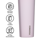 Corkcicle 16oz Canteen | Ditsy Floral Collection - Cream