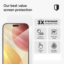 ZAGG Glass Plus Edge (Clear) Full-Screen Protector Coverage for iPhone 17 Series