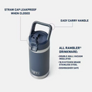 Yeti Rambler® Jr 12 oz (355 ml) Kids' Bottle With Colour-Matched Straw Cap