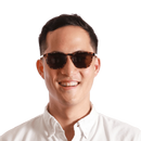 (Markdown) Rocket Eyewear MTO P3 Classic Sunglasses - Caviar Tortoise & Rosé with Brown Polarized Lenses (Tortoise and Crystal) - Raised Asian Fit