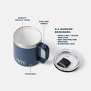 Yeti Rambler® 10 oz Stackable Mug  WITH DURASIP™ CERAMIC LINING