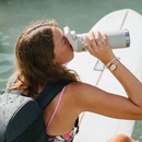 Yeti Rambler® 18 oz Water Bottle  WITH COLOR-MATCHED FLIP CHUG CAP