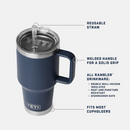 YETI Rambler®  35 oz Straw Mug  WITH STRAW LID