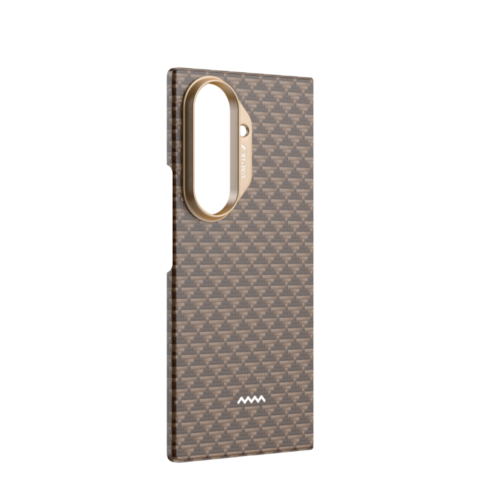 Raptic Aramid Fiber Skin-Origin Magnet Case for Samsung Galaxy Z Fold 7 - Humble