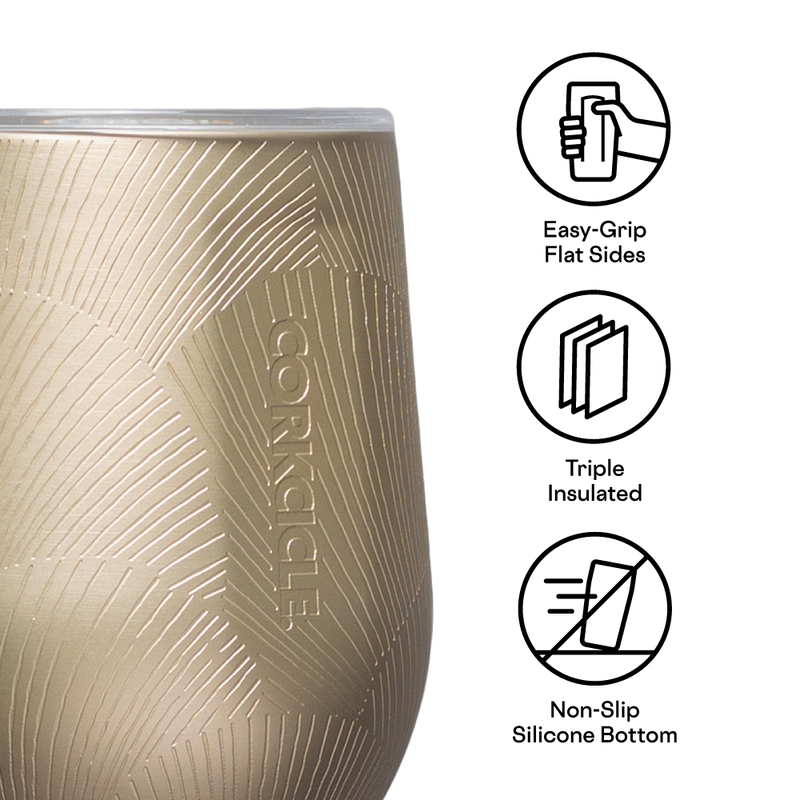 [Engraving Available] Corkcicle 12oz Stemless | Mixed Collection