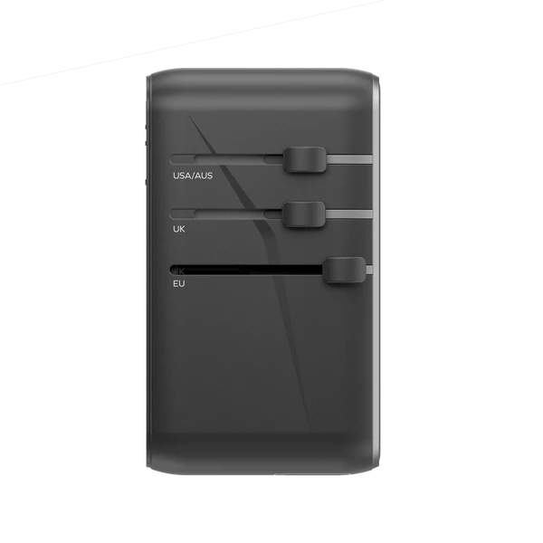 Momax 1-World | Universal 4-Port Travel GaN Charger 100W - Black