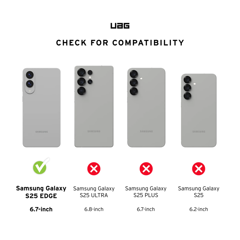UAG Dot Series w/Magnet Case - Samsung S25 Edge