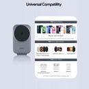 Aukey LC-MC312 MagFusion Z Qi2 MFW 3-in-1 15W Foldable Magnetic Fast Wireless Charging Station