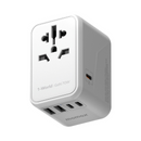 Momax 1-World | GaN Charger 5-Ports PD70W + AC Travel Adapter