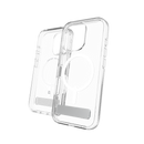 ZAGG Crystal Palace Snap Case for iPhone 16 Series with Kickstand - Clear