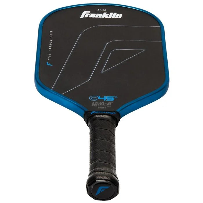 Franklin C45 Carbon Fibre 14mm Hybrid Pickleball Paddle - Blue