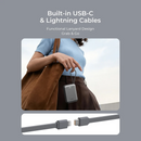 Aukey PB-Y92L 20K mAh 35W Swivel Mini L Power Bank with USB C and Lightning Cable - CCC Certification