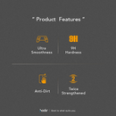 (Markdown) Hoda (Matte) Gaming Anti-Glare Full Coverage Screen Protector - With Dust-Free Helper for iPhone 16 Series