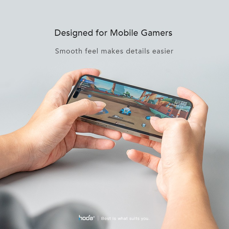 Hoda (Matte) Gaming Anti-Glare Full Coverage Screen Protector - With Dust-Free Helper for iPhone 16 Series