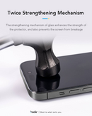 (Markdown) Hoda (Flagship) Anti-Reflection Full Coverage Screen Protector - With Dust-Free Helper for iPhone 16 Series