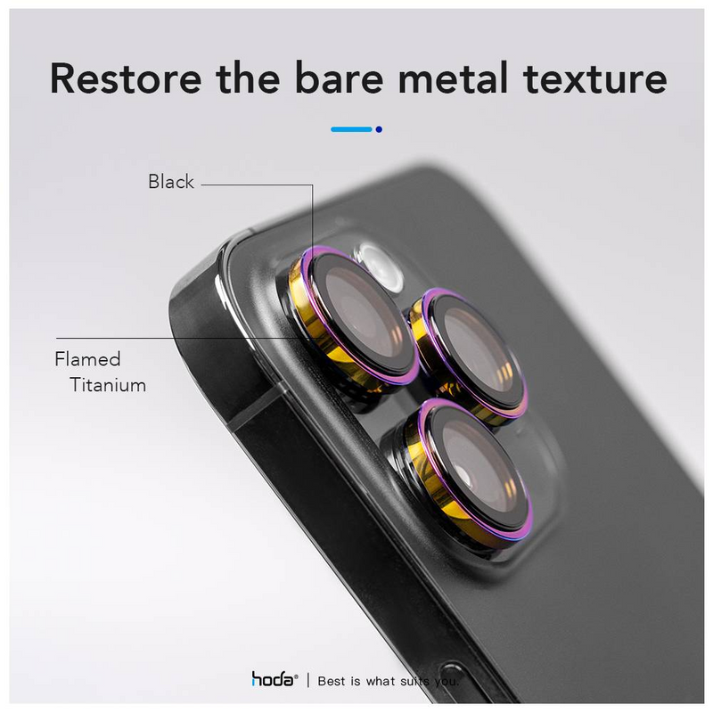 (Markdown) Hoda Sapphire Lens Protector With Helper for iPhone 16 Pro /16 Pro Max (3 Lens)