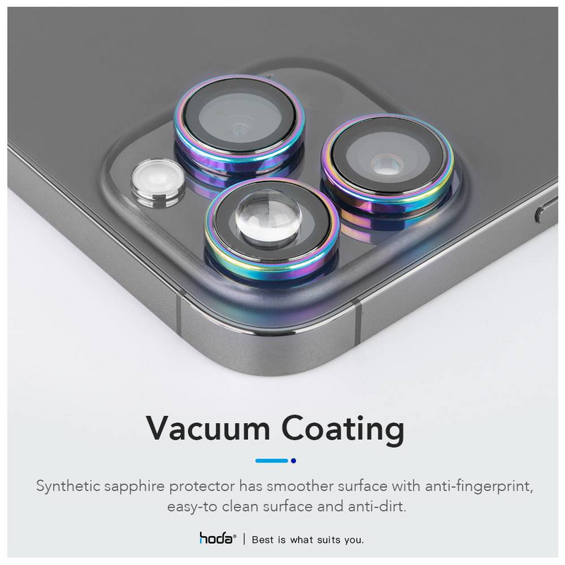 (Markdown) Hoda Sapphire Lens Protector With Helper for iPhone 16 Pro /16 Pro Max (3 Lens)