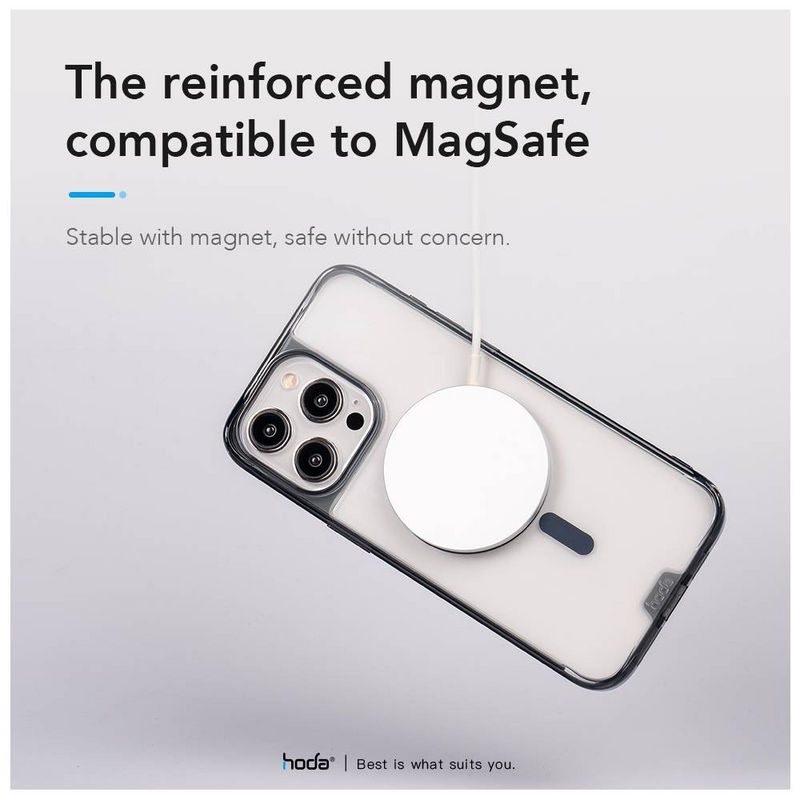 Hoda Crystal Pro Glass Case MagSafe Compatible for iPhone 16 Series