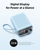 Innostyle TransiMini FlexCharge Retractable 30W 10000mAh 60cm USB-C Power Bank with Cable