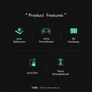 Hoda Anti-Reflection(Matte) Full Coverage Screen Protector (Dual Function) for iPhone 17 series with Dust-Free Helper Lite