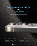 Hoda Sapphire Lens Protector With Helper for iPhone 17 Pro / 17 Pro Max (3 Lens)