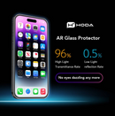 Hoda Anti-Peeper (Privacy) with Anti-Reflection Full Coverage Screen Protector (Dual Function) for iPhone 17 Series with Dust-Free Helper Lite