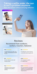 Hoda Matte Anti-Peeper (Privacy) with Anti-Reflection Full Coverage Screen Protector (Triple Function) for iPhone 17 series with Dust-Free Helper Lite